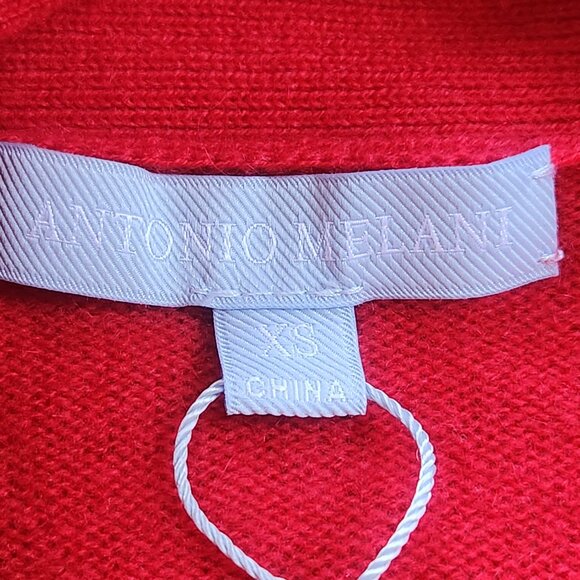 NWT Antonio Melani Cashmere Robe Cardigan *MISSING BELT* - Picture 3 of 9